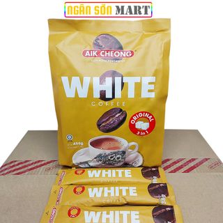 Cà Phê Trắng Vị Truyền Thống White Coffee Original Aik Cheong Malaysia Thùng 24 bịch 456g (12 Gói x 38g) (Đã gồm phí Ship)