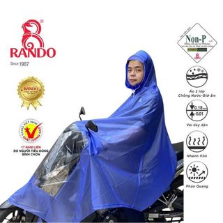 RANDO Áo Mưa ENCIR Trong Màu APPS-35 Chống Nước An Toàn Thời Trang Cao Cấp Cho Nam Nữ