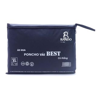 Áo Mưa Poncho Vải Best Kiếng - Thương hiệu Rando, chính hãng, cao cấp - APNS-26