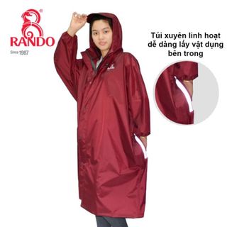 Áo Mưa Bisur Dây Kéo - Thương hiệu Rando, chính hãng, cao cấp - APNS-33 (Giao màu ngẫu nhiên)