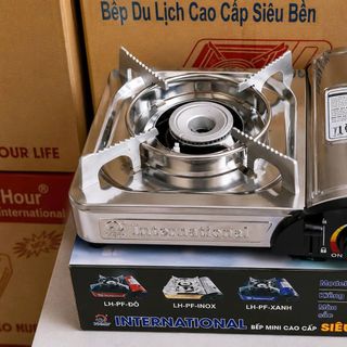 BẾP GAS INOX DU LỊCH LENG HOUR INTERNATIONAL CÓ HỘP (T10)