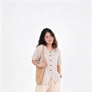 Impéris Fashion | Quần Suông Ống Bí Màu Kem Freesize