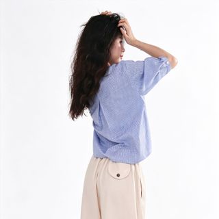 Impéris Fashion | Quần Suông Ống Bí Màu Kem Freesize