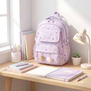 🎀 BALO 2604 DÁNG LỚN HỌA TIẾT NGÔI SAO – XINH XẮN, TIỆN DỤNG CHO NÀNG