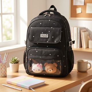 🎀 BALO 2604 DÁNG LỚN HỌA TIẾT NGÔI SAO – XINH XẮN, TIỆN DỤNG CHO NÀNG