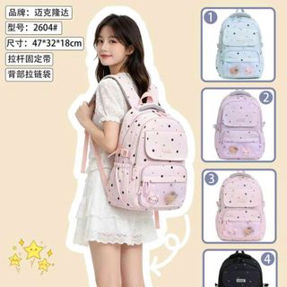 BALO A2604 DÁNG LỚN HỌA TIẾT NGÔI SAO – XINH XẮN, TIỆN DỤNG CHO NÀNG