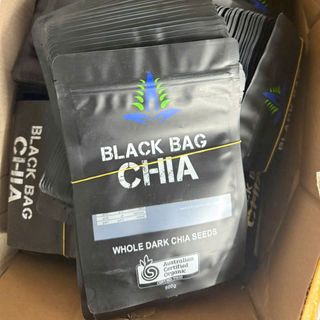 Hạt Chia Đen Giá Sỉ – Whole Dark Chia Seeds – Hàng Bao Lớn & Gói 500g