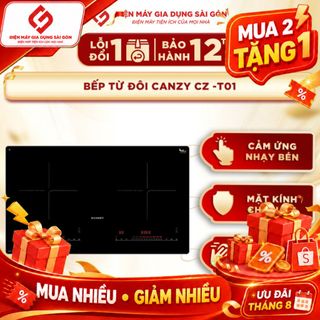 Bếp từ đôi Canzy CZ-T01 - Chính hãng