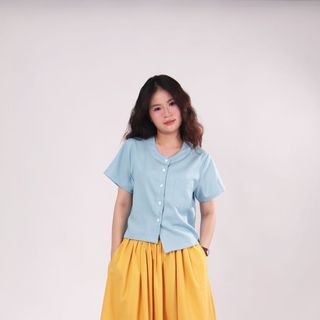 Impéris Fashion | Chân Váy Vàng Xòe Freesize