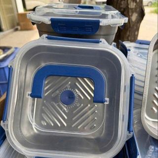 HỘP INOX ĐỰNG THỰC PHẨM NẮP GÀI CÓ QUAI XÁCH (T200)