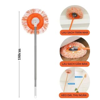 CHỔI LAU NHÀ HOA HƯỚNG DƯƠNG ĐA NĂNG (T100)