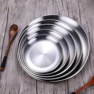 BỘ 5 ĐĨA INOX BẠC (T200)