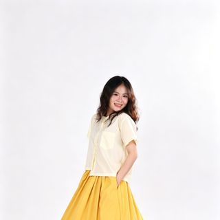 Impéris Fashion | Áo Sơ Mi Cotton Lệch Tà Freesize