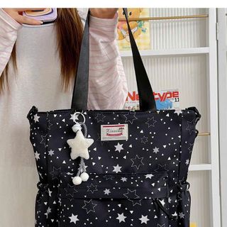 TÚI TOTE A1251 HỌA TIẾT NGÔI SAO – XINH XẮN, DỄ PHỐI ĐỒ