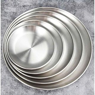 BỘ 5 ĐĨA INOX BẠC (T200)