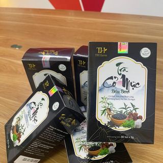 Trà Cỏ Mực Đậu Đen TH Farm Thanh Nhiệt, Giải Độc - Hộp 30 Túi Lọc Nguyên Chất