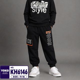 [Sỉ ri] - Set Thu Đông I'm Style 100% Tay ngắn, quần short size Nhí dành cho bé trai Yoko- KH6146