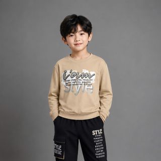 [Sỉ ri] - Set Thu Đông I'm Style 100% Tay ngắn, quần short size Nhí dành cho bé trai Yoko- KH6146