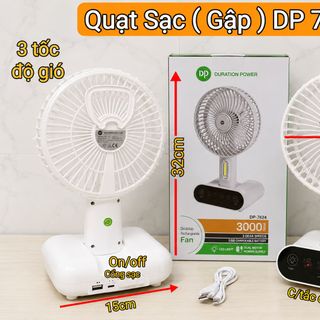 QUẠT TÍCH ĐIỆN CẢM ỨNG GẤP GỌN DP-7624 (T24)