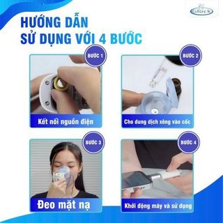 Máy xông mũi khí dung cầm tay Gluck Care GC-10