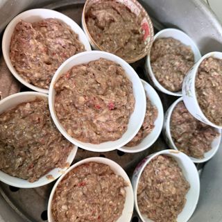 MẮM BẠC MÁ CHƯNG THỊT BĂM, chưa chưng, khách mua về chưng - 300GR HỦ