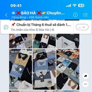 Thanh lý 1000 áo nam có cổ các mẫu