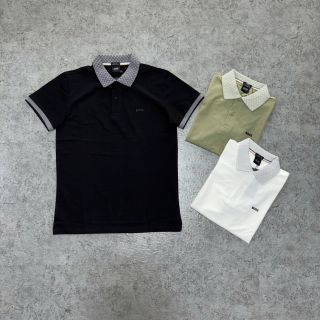 Polo BOSS Nam. Phối cổ trẻ trung. Chất vải rayon mềm mát.