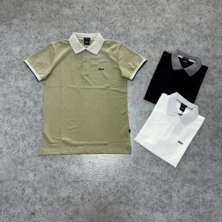 Polo BOSS Nam. Phối cổ trẻ trung. Chất vải rayon mềm mát.
