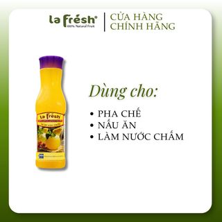 Nước Cốt Thơm LaFresh Đà Lạt 650ml | 50% Trái Thơm | Nguyên Liệu Pha Chế F&B