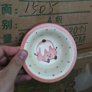 Chén Mắm Sứ Hoạ Tiết Cute (THÙNG 240C)