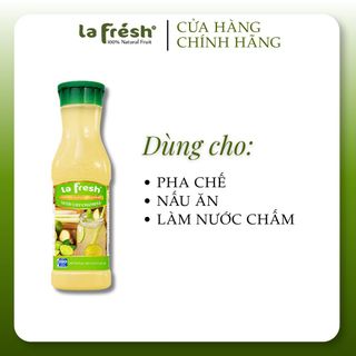 Nước Cốt Chanh Sả LaFresh Đà Lạt 650ml | Nguyên Liệu Pha Chế Trà Chanh Sả F&B