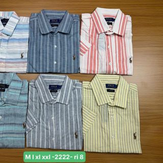 Sơ mi Tay Ngắn sọc polo nam.
