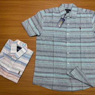 Sơ mi Tay Ngắn sọc polo nam.