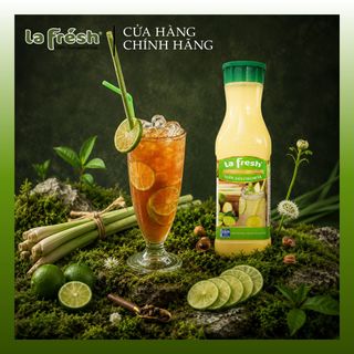 Nước Cốt Chanh Sả LaFresh Đà Lạt 650ml | Nguyên Liệu Pha Chế Trà Chanh Sả F&B