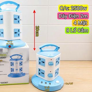 Ổ CẮM ĐIỆN THÁP 2 TẦNG NĐ-TA2 – 2500W (T36)