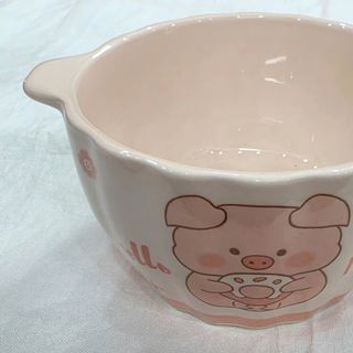 Bát sứ ăn cơm cute 2 tai (THÙNG 72C)