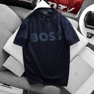 B.O.O.S New T-shirt.  Mẫu áo cotton 4c in cao logo, bao bền không bong tróc.