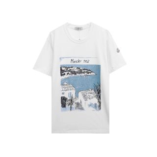 T-SHIRT MONCLER HOLIDAY. Chất liệu cotton 4 chiều, co giãn mềm mịn, thấm hút mồ hôi tốt.