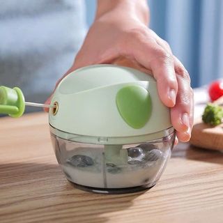Dụng Cụ Xay Tỏi Ớt Mini Cầm Tay Đa Năng Hình Heo