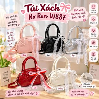 TÚI XÁCH NỮ W887 – KẸP NÁCH, ĐEO CHÉO HAY XÁCH TAY ĐỀU XINH