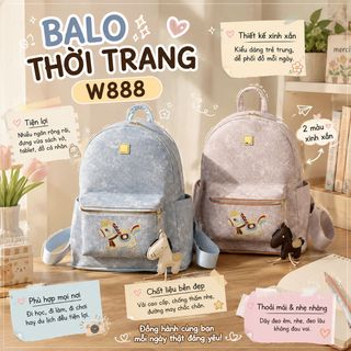 BALO THỜI TRANG W888 – Đi Học Hay Đi Chơi Đều Hợp