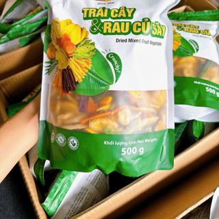 Trái Cây Sấy Giòn Thuận Hương Túi Zip In Màu 500g