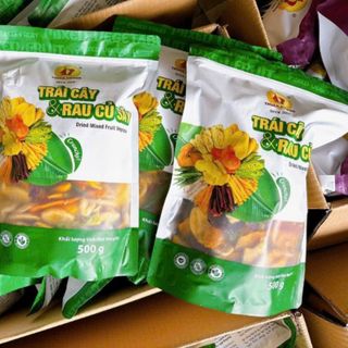 Trái Cây Sấy Giòn Thuận Hương Túi Zip In Màu 500g