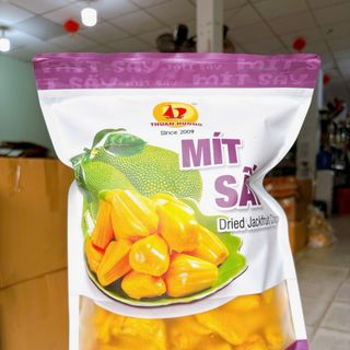 Mít Sấy Thuận Hương Túi Zip In Màu - Mít Sấy Giòn Nguyên Cánh Không Vụn 500g