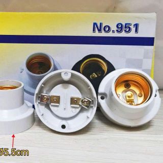 ĐUÔI ĐÈN NGỒI TRẮNG E27 NO.951 (T1200)