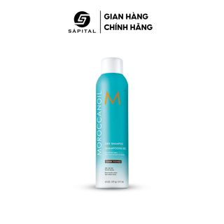 Dầu gội khô Moroccanoil Dry Shampoo Dark Tones chính hãng - Hút dầu thừa, làm sạch tóc, dành cho tóc tối màu