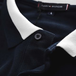Mẫu áo cổ bẻ chất pique cotton 2c mềm mịn, phối bo tinh tế.