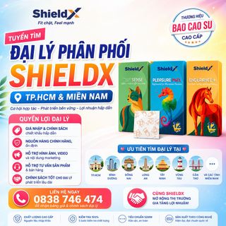 Tìm đại lý phân phối Bao Cao Su ShieldX khu vực HCM, Miền Nam