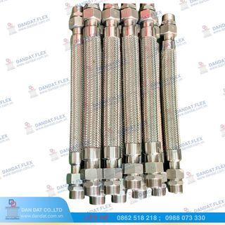 Khớp nối mềm nối ren, khớp nối kim loại nối ren, khớp nối mềm rắc co inox, khớp nối mềm rắc co vi sinh, khớp nối mềm kết nối ren ngoài