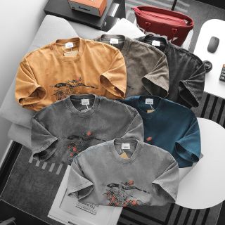 Tshirt was bbr nam.  Chất cotton 250gsm 100% dày dặn.